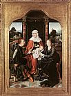 Joos van Cleve St Anne with the Virgin and Child and St Joachim painting